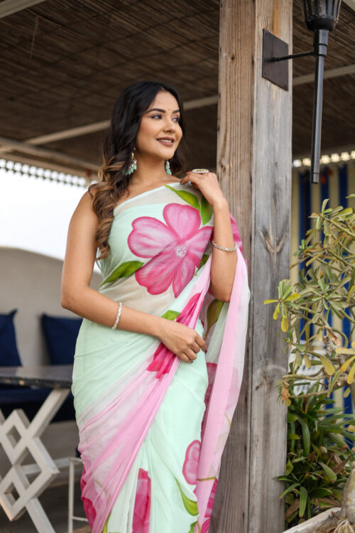Georgrtte Saree